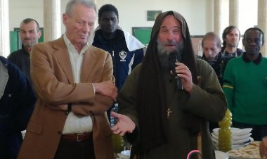 Zamparini incontra Biagio Conte: «Questo posto riscalda il cuore»