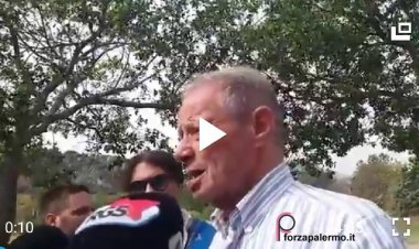 Zamparini: «L'unica cosa triste è l'assenza del pubblico»