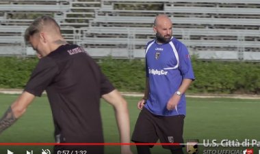 VIDEO/ Palermo, il primo allenamento di Roberto Stellone