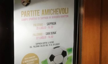 Ritiro 2018, ecco le date delle amichevoli del Palermo