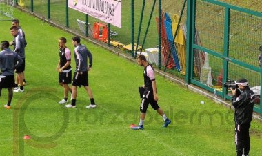 Primo allenamento con i rosa per Alberto Brignoli