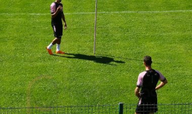 L'ultimo allenamento del Palermo a Sappada