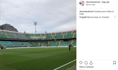 FOTO - Richardson come Holdsworth: «Tornando a Palermo»