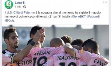 La... ripresa del Palermo: la Lega B esalta i rosanero