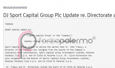 Dimissioni Richardson e Treacy, arriva la comunicazione della NEX