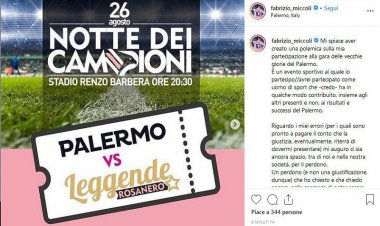 Miccoli rompe il silenzio