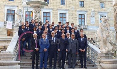 FOTO - La presentazione del Palermo a Palazzo delle Aquile