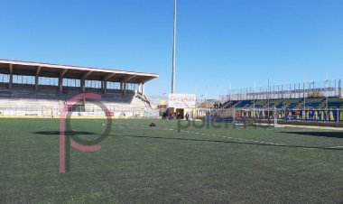 FOTO - Lo stadio «Dino Liotta» di Licata in attesa dei rosa
