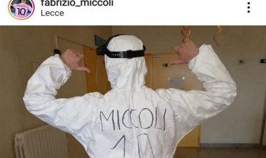 Miccoli10 sulla schiena: «Una stretta di mano non basta» FOTO