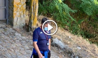 VIDEO/Boscaglia lascia il campo a fine allenamento