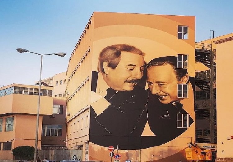 Il tributo a Paolo Borsellino: «'Nta ll'aria»
