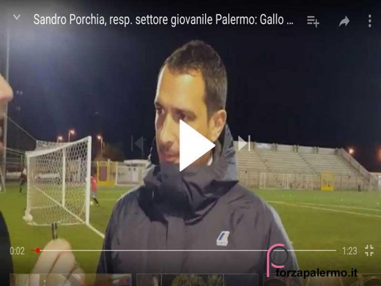 Porchia: «Fiordilino, Accardi e La Gumina esempi da seguire»