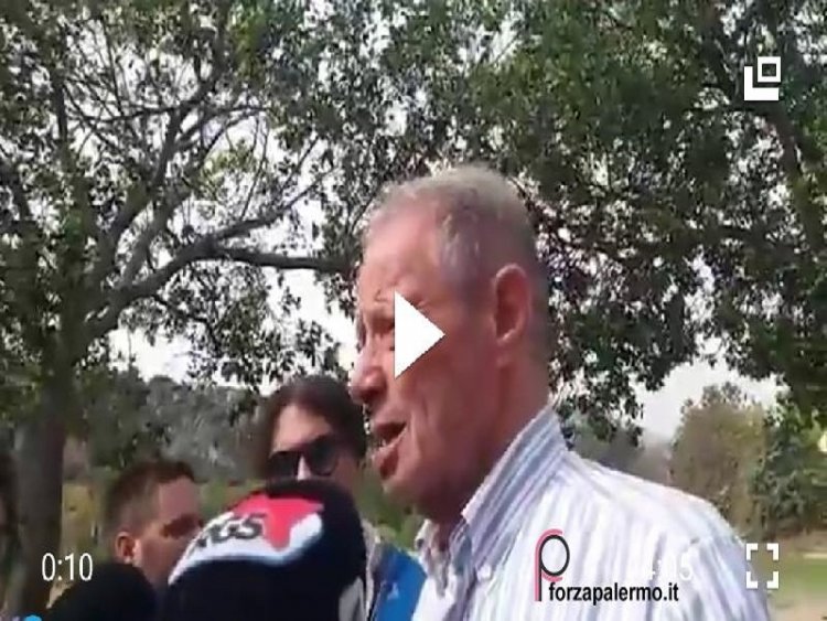 Zamparini: «Mancano i gol. Vedrò Tedino e Lupo»