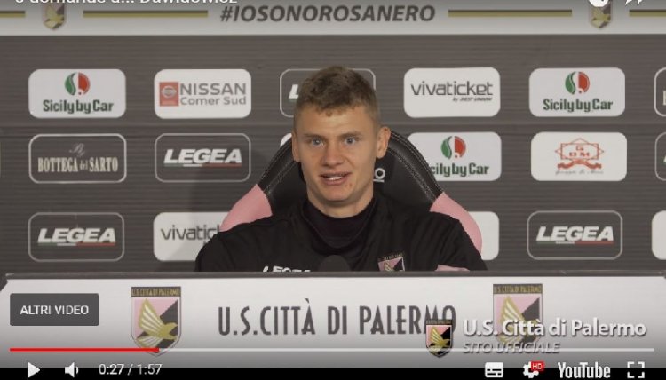 Dawidowicz: «Spero di restare a lungo al Palermo»