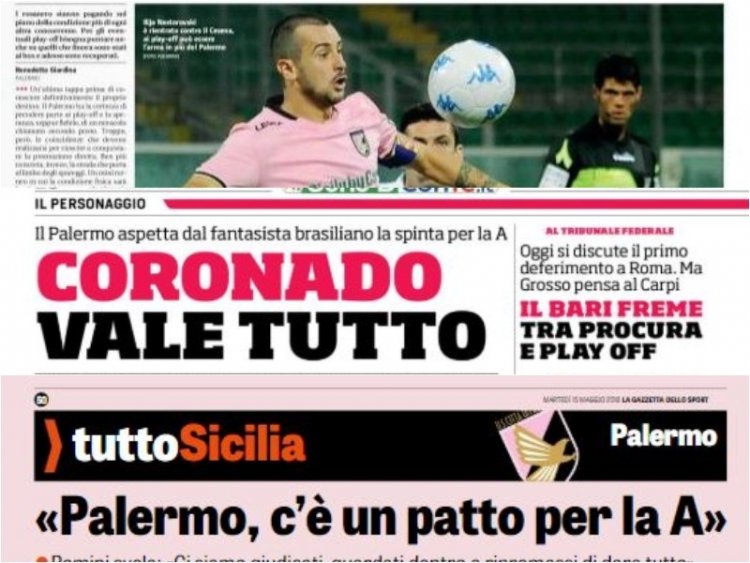 Il patto per la A e il valore di Coronado: la rassegna stampa