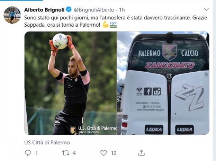 FOTO-Brignoli saluta: «Grazie Sappada, ora si torna a Palermo»