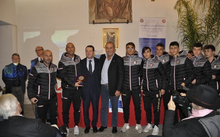 «Azzurri d'Italia», premiato il settore giovanile del Palermo