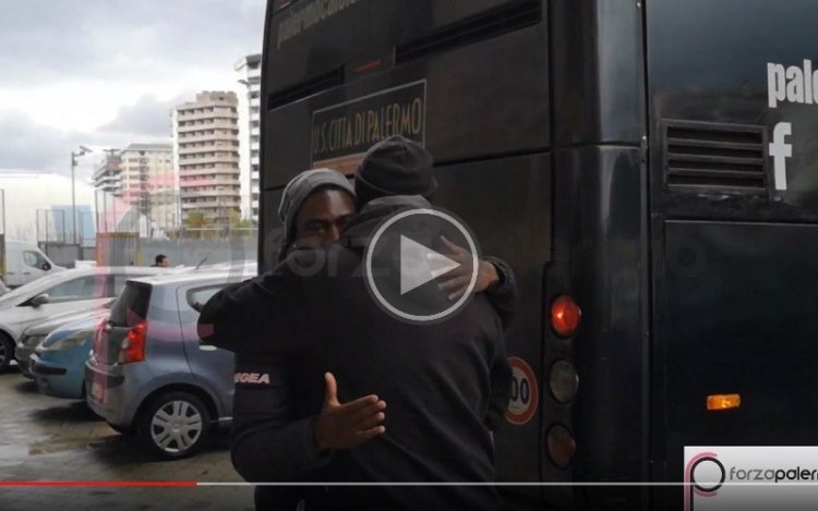 ESCLUSIVA - Mercato Palermo, Embalo saluta Stellone (VIDEO)