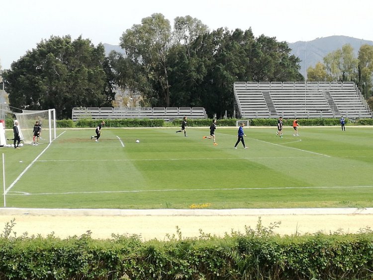 Il Palermo verso il Biancavilla. Le foto dell'allenamento