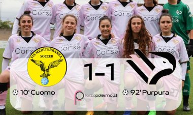 Palermo femminile: pareggio contro la Vis Mediterranea