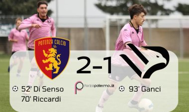 Palermo Primavera, sconfitta nel big match col Potenza. Finisce 2-1