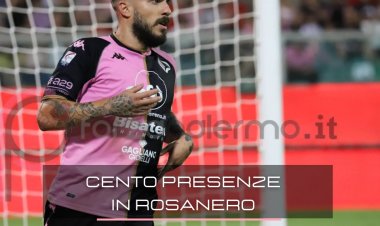 Valente: cento presenze in rosanero. Il primo dalla rinascita