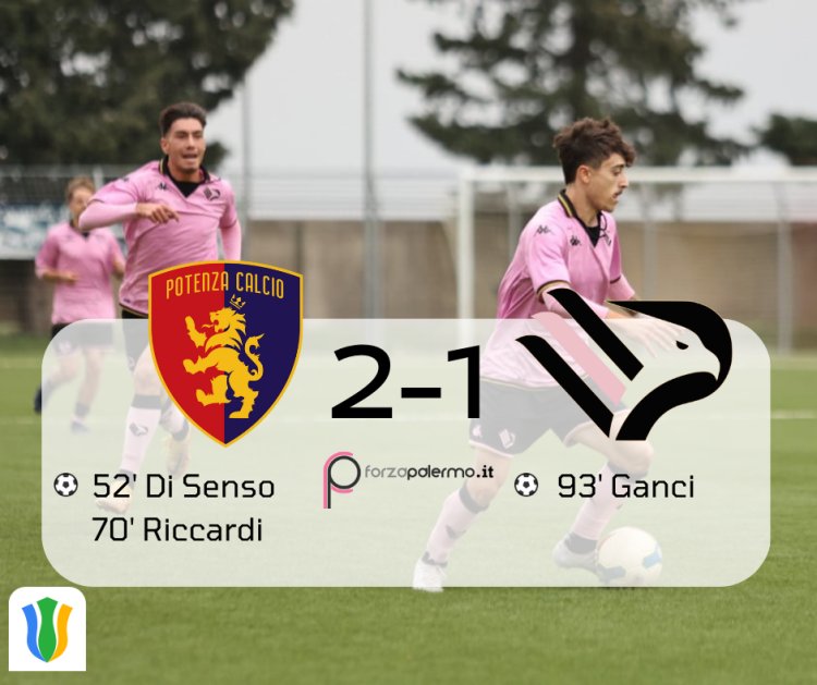 Palermo Primavera, sconfitta nel big match col Potenza. Finisce 2-1