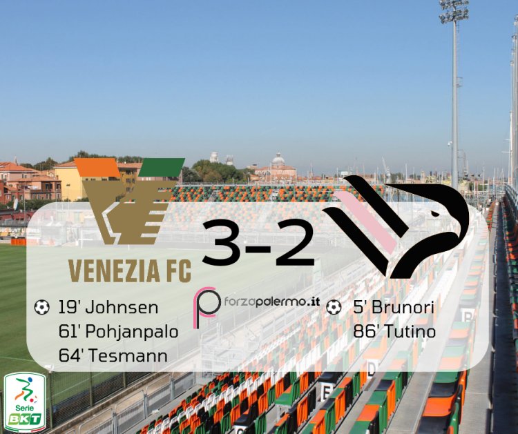 Palermo, che chance persa a Venezia: è 3-2 al Penzo