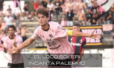 El loco Soleri incanta Palermo e si lega alla piazza