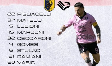 Trento-Palermo, le formazioni ufficiali. Mateju dal 1'