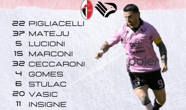 Bari - Palermo, le formazioni ufficiali. Corini conferma il suo 11 titolare