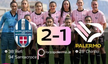 Palermo Femminile, altro inciampo. Il Montespaccato vince al 94'