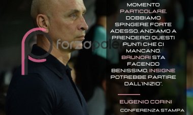 Corini: "Andiamo a prenderci questi punti e cambiamo l'inerzia"