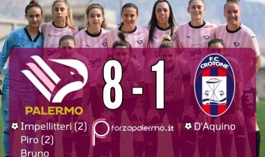 Palermo Women: rotonda vittoria sul Crotone
