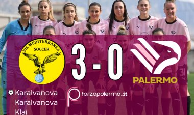Palermo Femminile, la capolista Vis Mediterranea non lascia scampo: è 3-0!