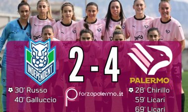 Palermo femminile, poker all'Independent