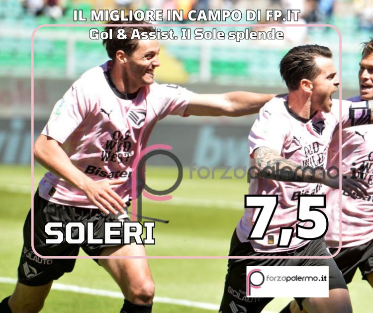 Le PAGELLE di Palermo - Ascoli 2-2. Il Sole splende, ma i rosa steccano