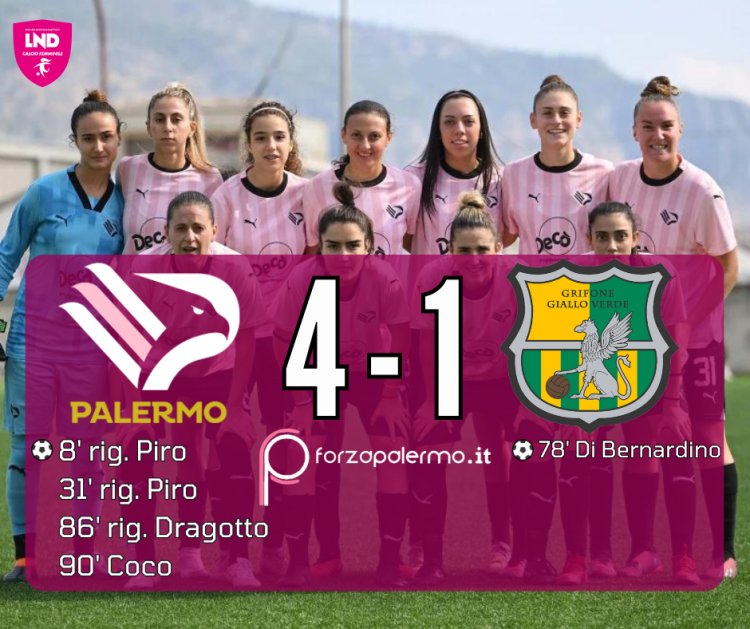 Palermo femminile, altra convincente vittoria