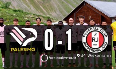 FINALE PALERMO-RAPPERSWIL JONA 0-1: cadono i rosanero nel finale