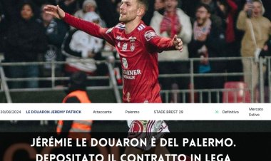 Le Douaron è del Palermo: depositato il contratto in Lega