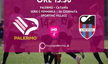 Palermo Femminile, oggi il super derby col Catania per il primo posto