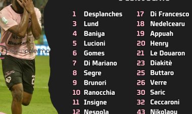 SudTirol-Palermo, i convocati: torna Verre, si ferma Pierozzi