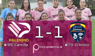 Femminile, Palermo Women-Lecce Women 1-1: pareggio in extremis per le ragazze rosanero