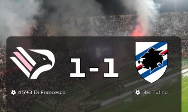 FINALE. PALERMO - SAMPDORIA 1-1: il Palermo ci prova fino alla fine, ma non trova i 3 punti