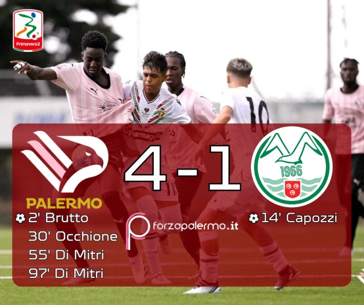Palermo primavera, 4-1 sul Monopoli