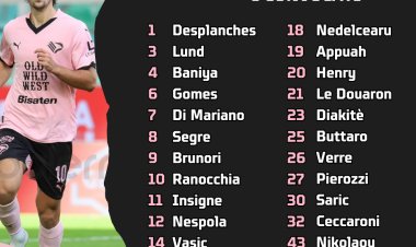 Palermo-Bari, i convocati. Tornano Diakitè e Pierozzi