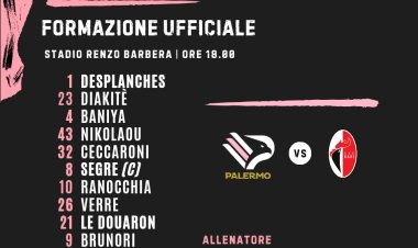 Palermo-Bari, formazioni ufficiali