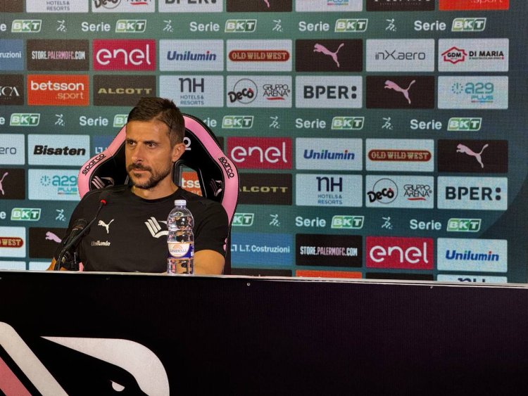 Palermo, domani mister Dionisi in conferenza