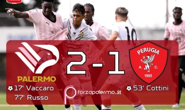 Primavera, Palermo-Perugia 2-1, grande successo dei rosanero!