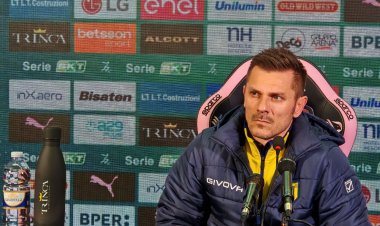 Palermo-Juve Stabia 1-0, Tarantino: "Grande prestazione contro una big, ma non siamo stati cinici. Siamo arrabbiati"